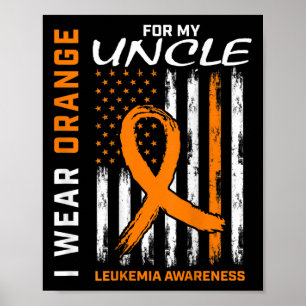 Poster Vista Laranja Para Meu Tio Leucemia Conscientista