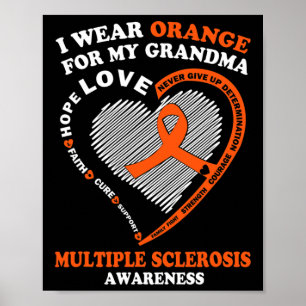 Poster Vista Laranja Para Minha Avó Esclerose Múltipla Em