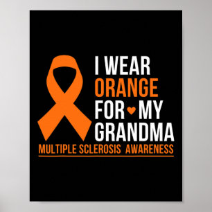 Poster Vista Laranja Para Minha Avó Esclerose Múltipla Sr