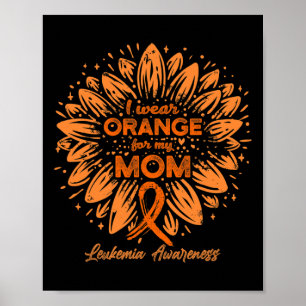 Poster Vista Laranja Para Minha Mãe Leucemia Laranja De G