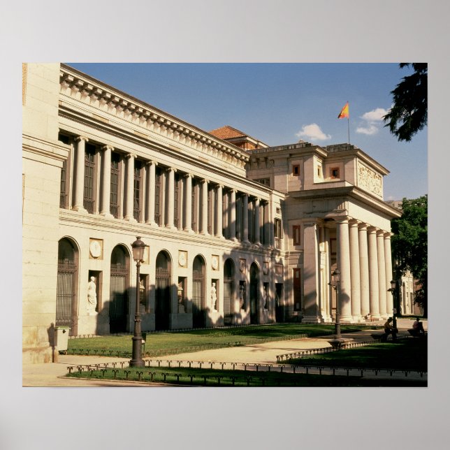 Pôster Vista lateral do Museu (Frente)