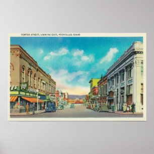 Poster Vista oriental de StreetPocatello Center,