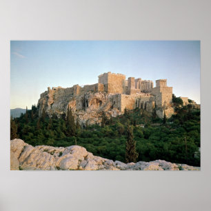Poster Vista panorâmica da acrópole