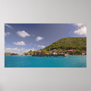 Poster Vista panorâmica do Bitter End Yacht Club Virgin