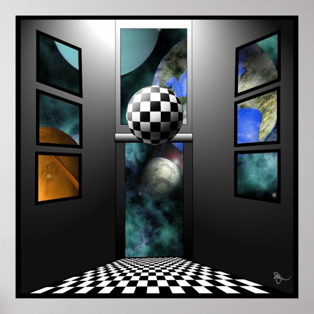 Pôster Vista para o surrealismo (Frente)