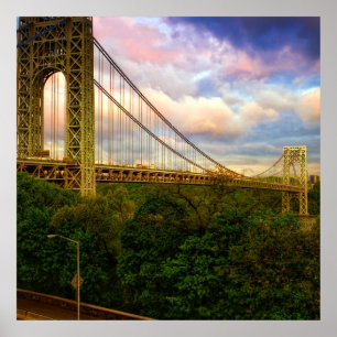 Pôster Vista que olha sul - ocidental de Manhattan