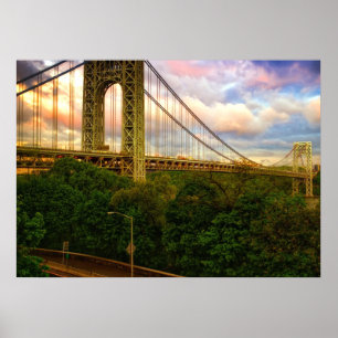 Pôster Vista que olha sul - ocidental de Manhattan