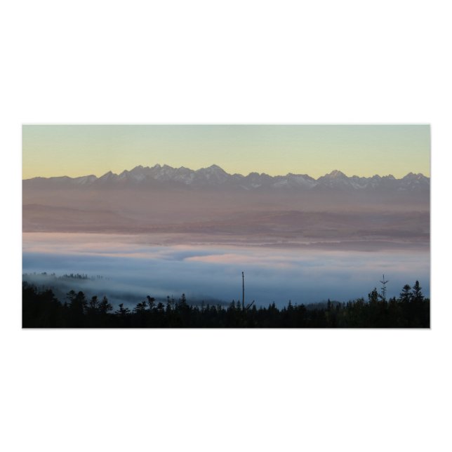 Pôster Vista Tatras de Gorce (Frente)