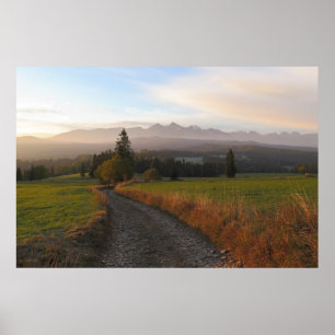 Poster Vista Tatras de Spis