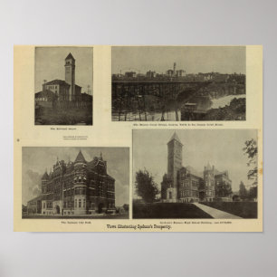 Poster Vistas, a prosperidade de Spokane