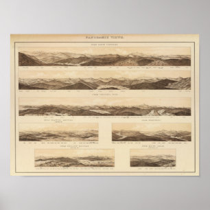 Poster Vistas Panorâmicas do Monte Carrigain