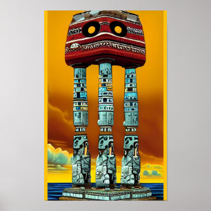 Poster Viste-o - Arte Surrealista de Ken Gage
