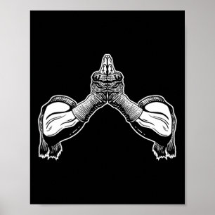 Poster Visto Tradicional Muay Thai