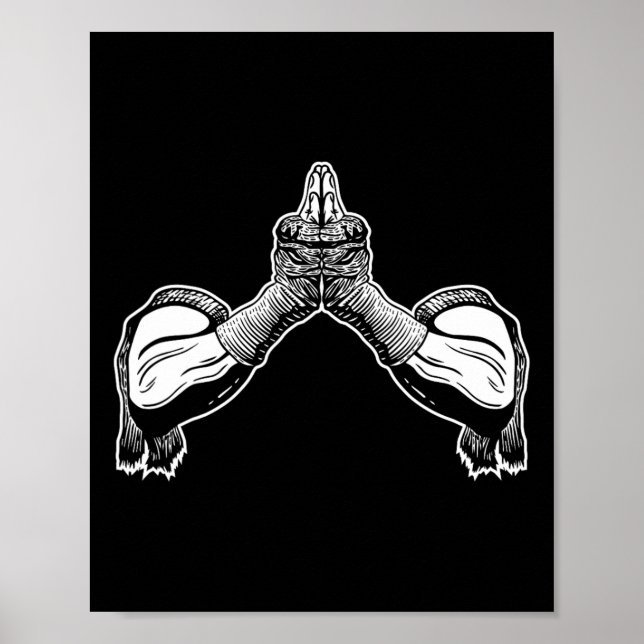 Poster Visto Tradicional Muay Thai (Frente)