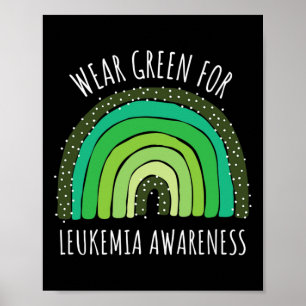 Poster Visto Verde Para Leucemia Sensibilização 1
