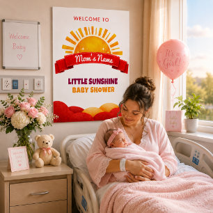 Poster Visual de Parede para Quarto de Bebê Amanhecer Sua