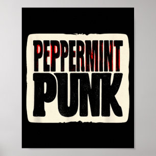 Poster Visual de Punk de Hortelã Pimenta para Meninos e M