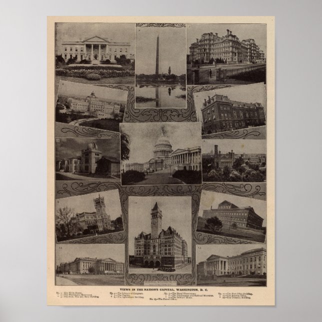 Pôster Visualiza Washington, DC (Frente)
