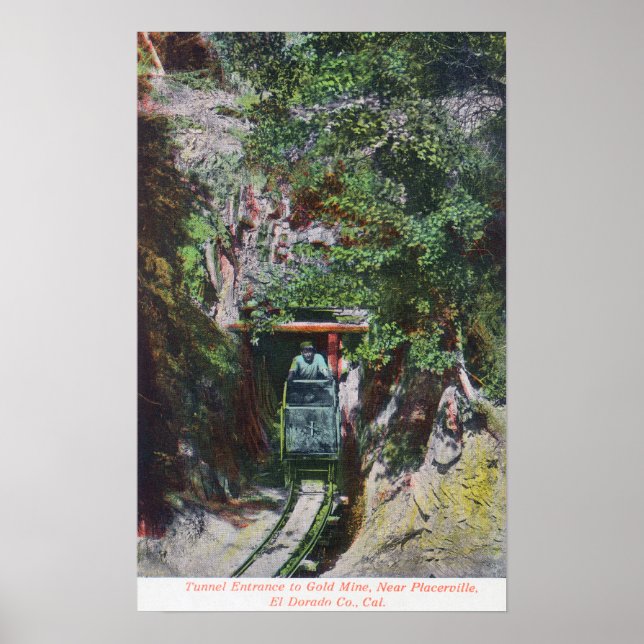 Pôster Visualização da entrada do túnel de saída menor pa (Frente)