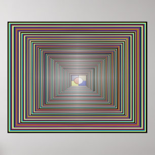 Pôster Visualização da meditação da concentração