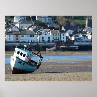 Poster Visualização do Appledore a partir de Instow