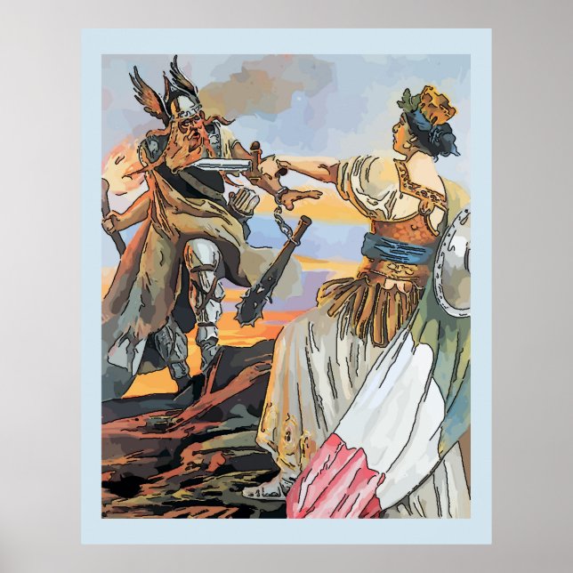 Poster Visualização do estilo Vintage (Frente)