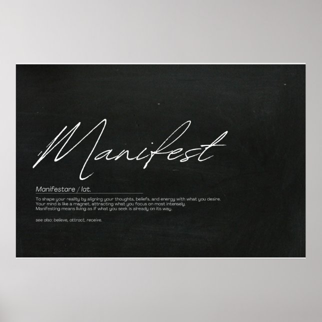 Poster Visualizar, Criar, Manifesto: Arte Inspiradora (Frente)