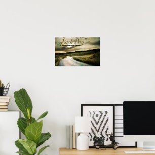 Poster "Visualizar minhas metas" Afirmação de motivação