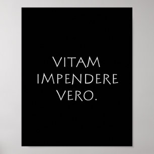 Poster Vitam Impendere Vero
