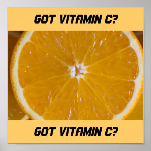 Pôster Vitamina obtida C?