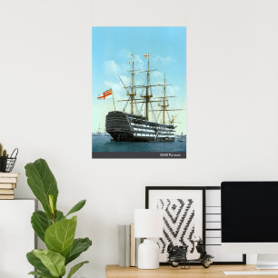 Poster Vitória do HMS (c. 1890)