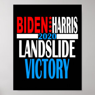 Poster Vitória Esmagadora Joe Biden Despeja Trump Extraor
