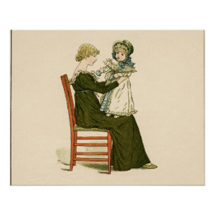 Pôster Vitoriano Baby Greenaway Mãe