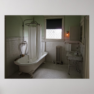 Pôster Vitoriano Campbell House Bathroom