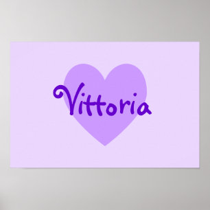 Pôster Vittoria no roxo