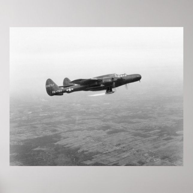 Poster Viúva Preta P-61 (Frente)