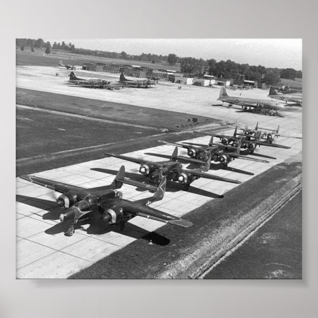 Pôster Viúvas Pretas P-61 (Frente)