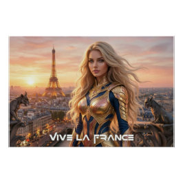 PÔSTER VIVA A FRANÇA - PARIS
