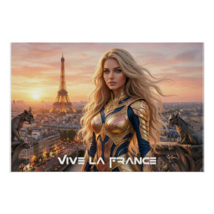 PÔSTER VIVA A FRANÇA - PARIS