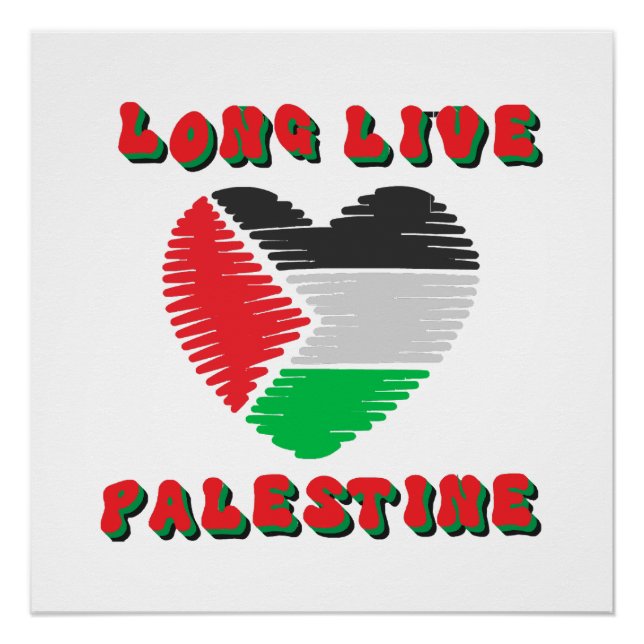 Pôster Viva a Palestina (Frente)