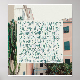 Poster Viva a sua Cotação de Vida