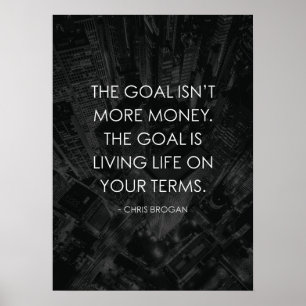 Poster Viva A Vida Nos Seus Termos