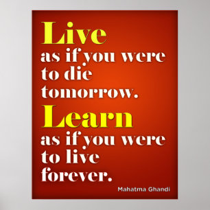 Poster Viva & aprenda