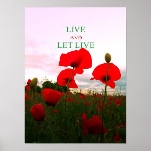 Poster Viva e Deixe Viver