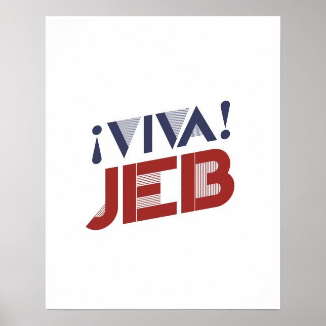 Poster Viva Jeb 2016 (Frente)