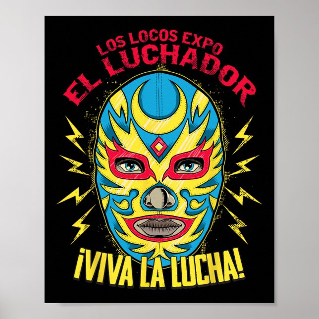 Poster Viva La Lucha México Black Women Cinco De Mayo Mex (Frente)