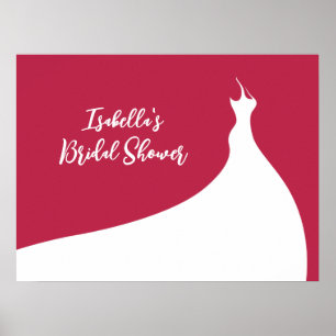 Poster viva magenta Elegante