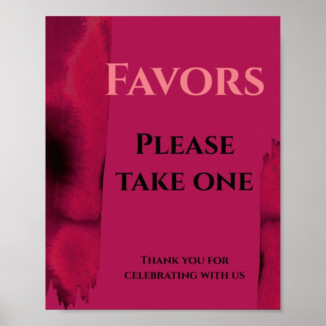 Poster Viva Magenta, Favoritos Modernos por favor pegue u (Frente)