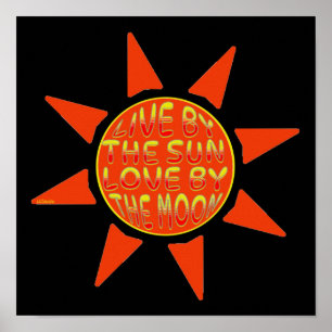 Poster VIVA PELO AMOR DO SOL PELA motivação DA LUA