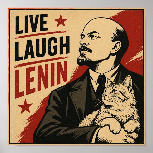 Poster Viva Ria Lenin (Frente)